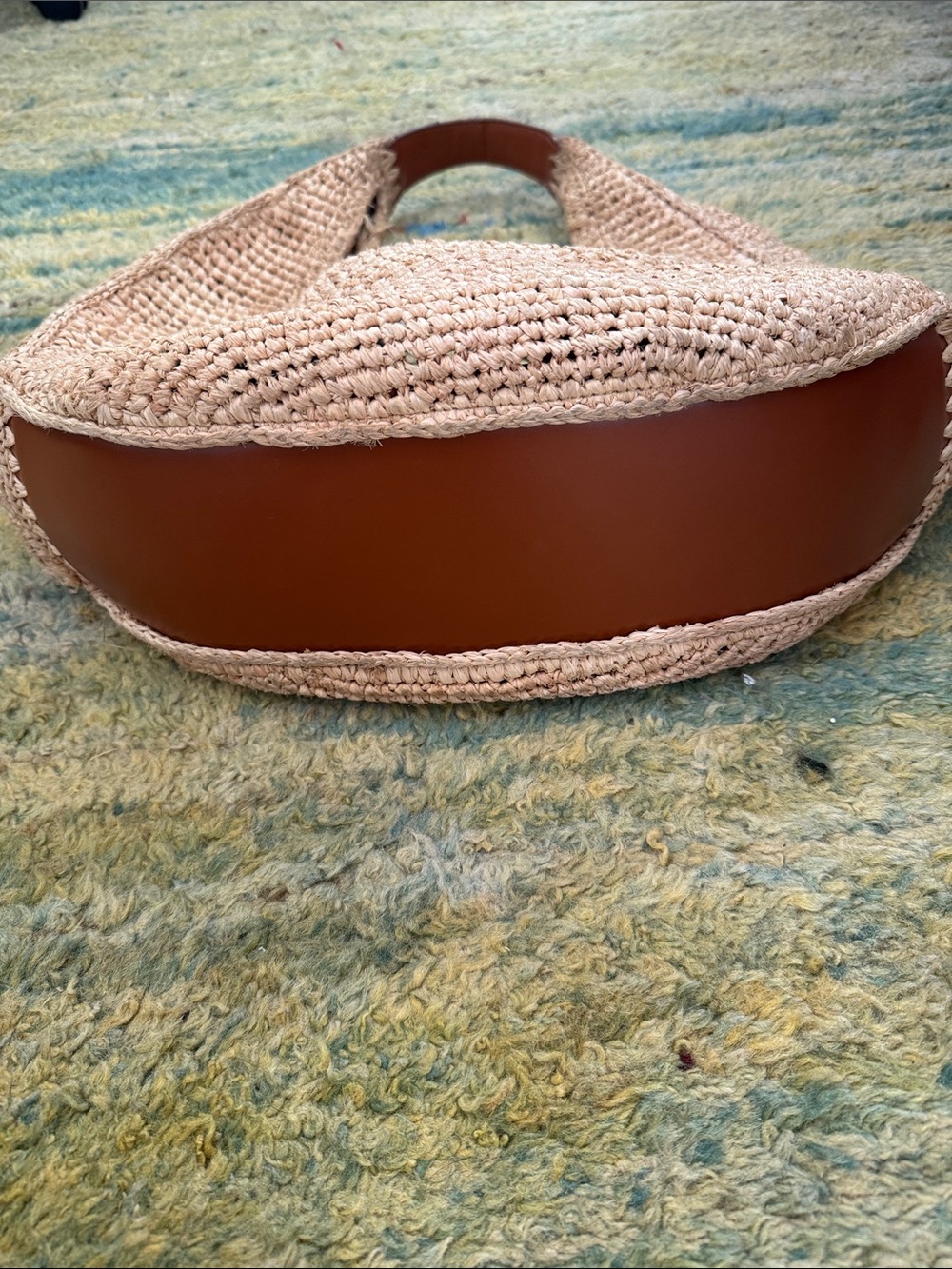 STAUD Raffia Moon bag Large - Picture 5 of 10